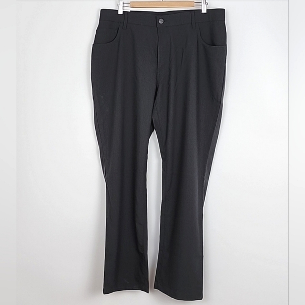 Perry  Ellis Portfolio Repreve Charcoal Business Casual Men Dress Pants Sz 38x32